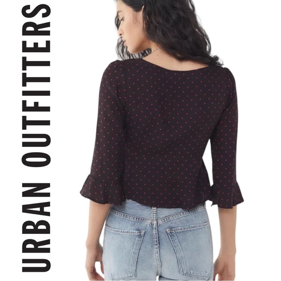 ✨ Urban Outfitters Motel Rocks Vinequa Button Front Blouse ✨ - Picture 3 of 6